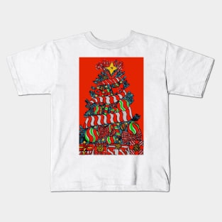 Candy Cane Christmas Tree No. 1 Kids T-Shirt